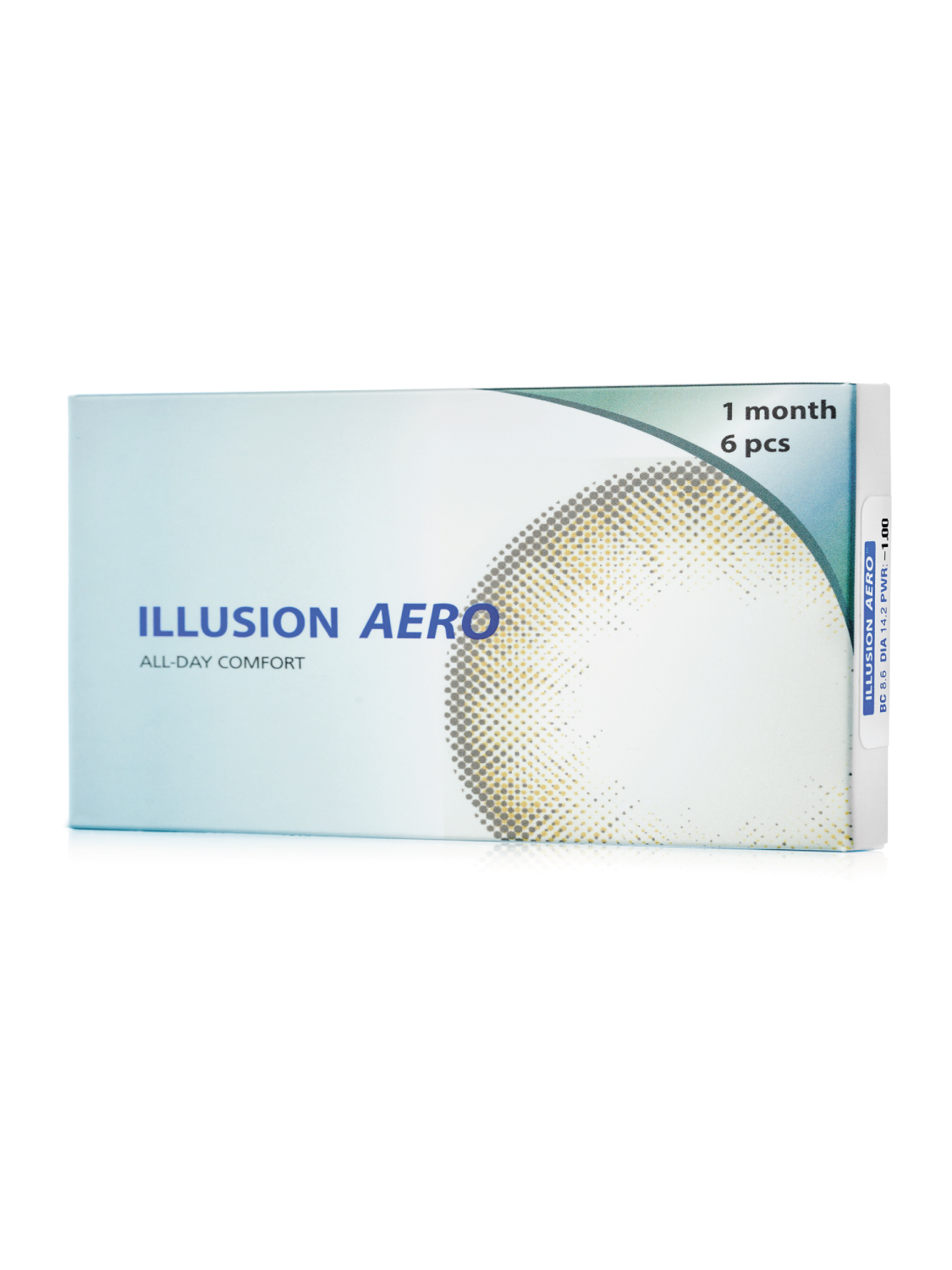 Купить Контактные линзы ILLUSION Aero 6 линз R 8.6 -9.0D