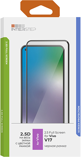 

Стекло InterStep 2.5D для Vivo V17 Black, 2.5D для Vivo V17 Black