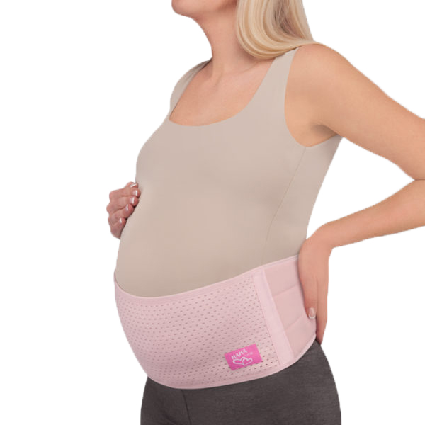 фото Бандаж для беременных дородовой 15 см интерлин mamaline ms b-1218 р.l-xl розовый