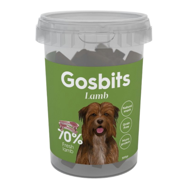 

GOSBITS LAMB 300г. Лакомство для собак ЯГНЕНОК