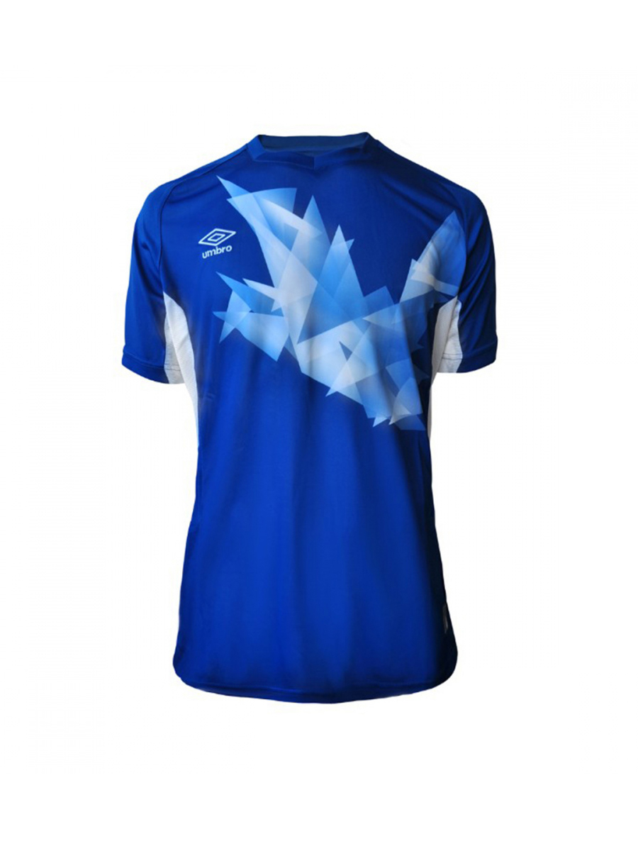 фото Футболка футбольная umbro origami jersey ss, синяя/белая, s