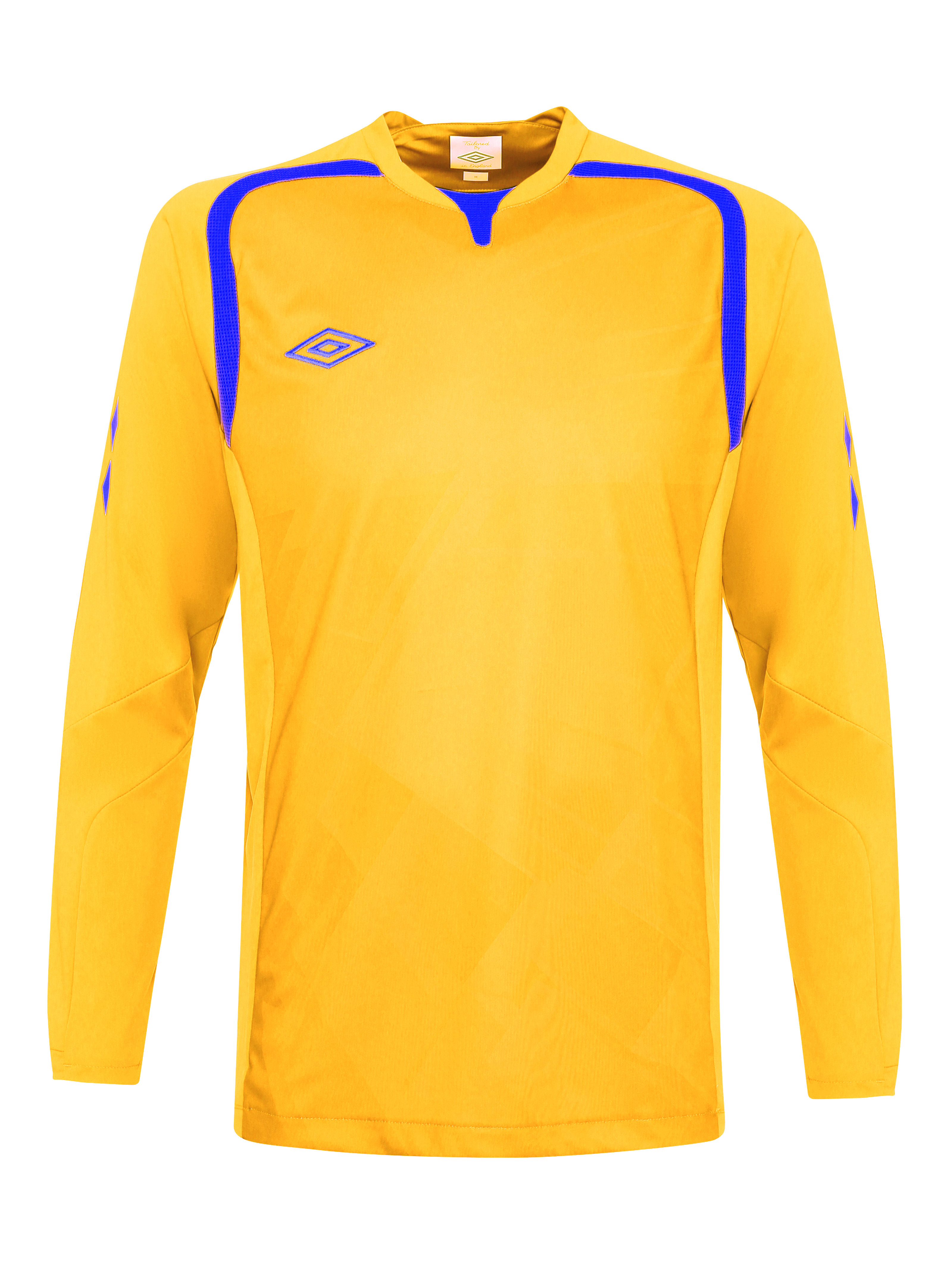 фото Футболка футбольная umbro ireland jersey l/s, желтая, xl