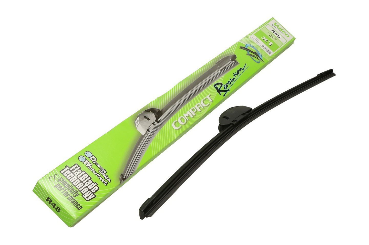 

Стеклоочиститель 480мм Compact Revolution U-Адаптер Valeo арт. 576074