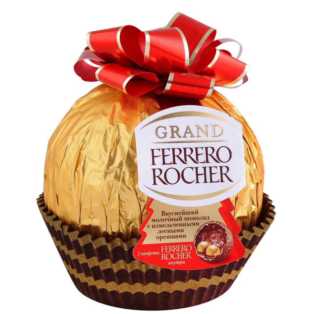 

Шоколад Ferrero Rocher Grand с хрустящими конфетами 240 г