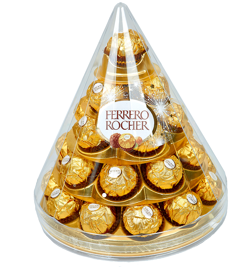 Конфеты Ferrero Rocher хрустящие из молочного шоколада 212.5 гр