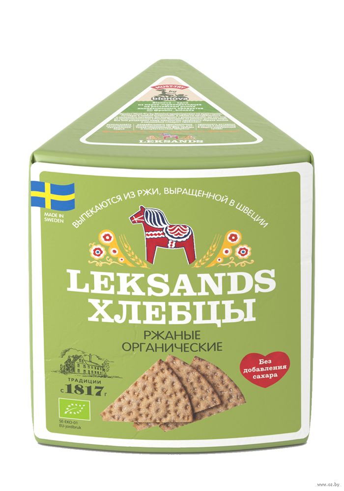

Хлебцы Leksands Ржаные Органические 200г