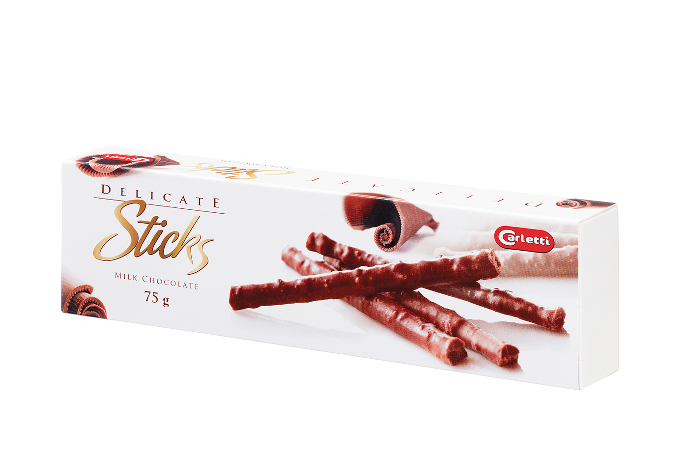 Конфеты Carletti Шоколадная бижутерия Шоколадный тростник из молочного шоколада 75г