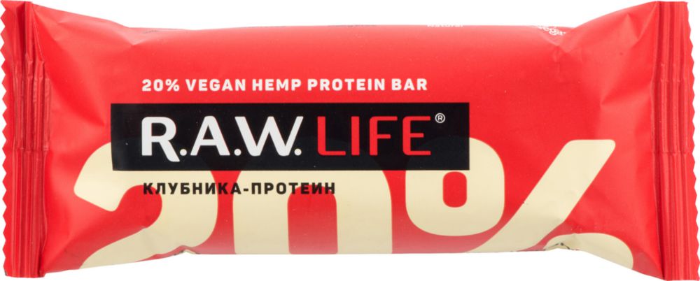 фото Батончик орехово-фруктовый raw life шоколад-протеин 47г r.a.w. life