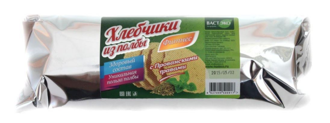 

Хлебчики из полбы Вастэко Фитнес с прованскими травами 70г, для похудения
