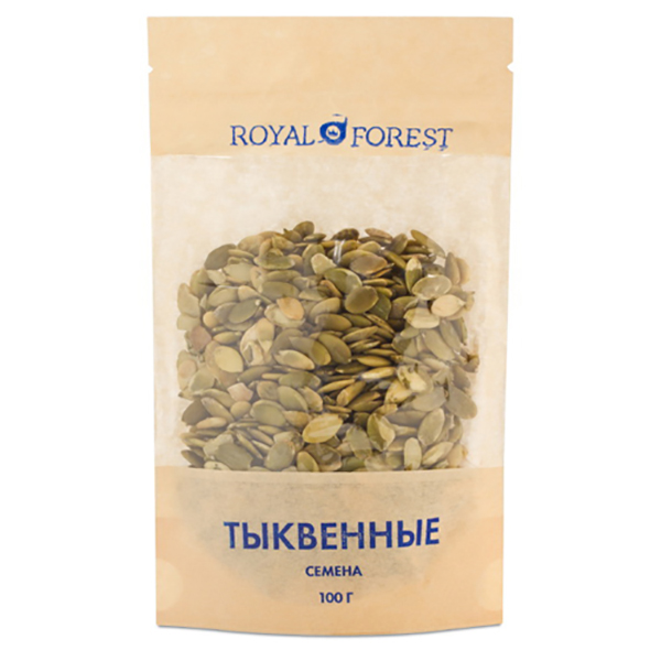 

Семечки тыквенные Royal Forest очищенные 100 г