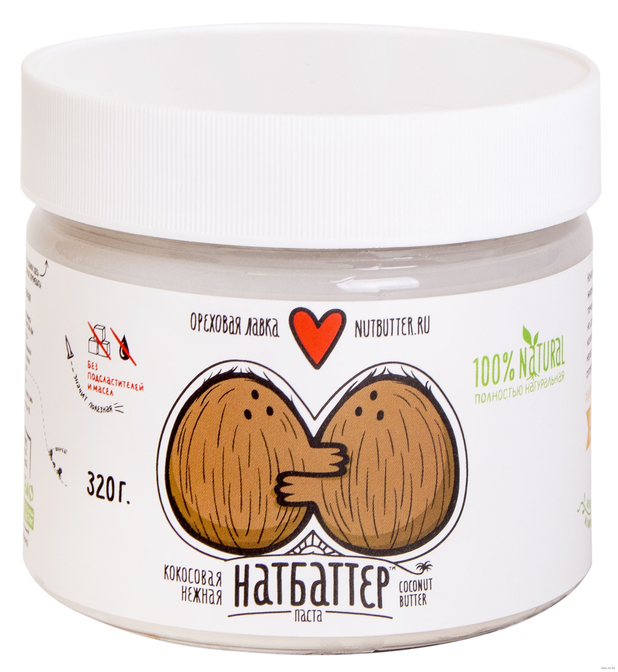 

Паста ореховая Nutbutter Кокосовая 320г