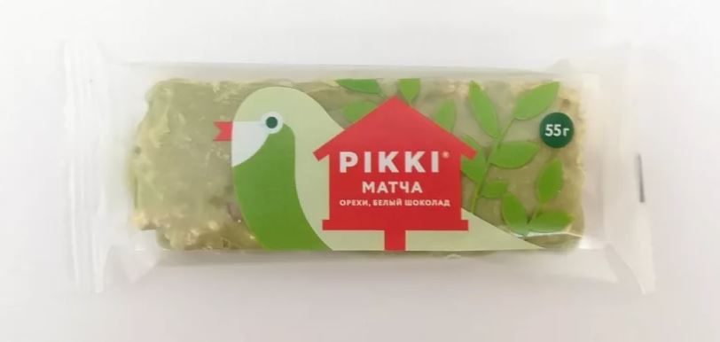 

Батончик PIKKI Орехи Матча 55г