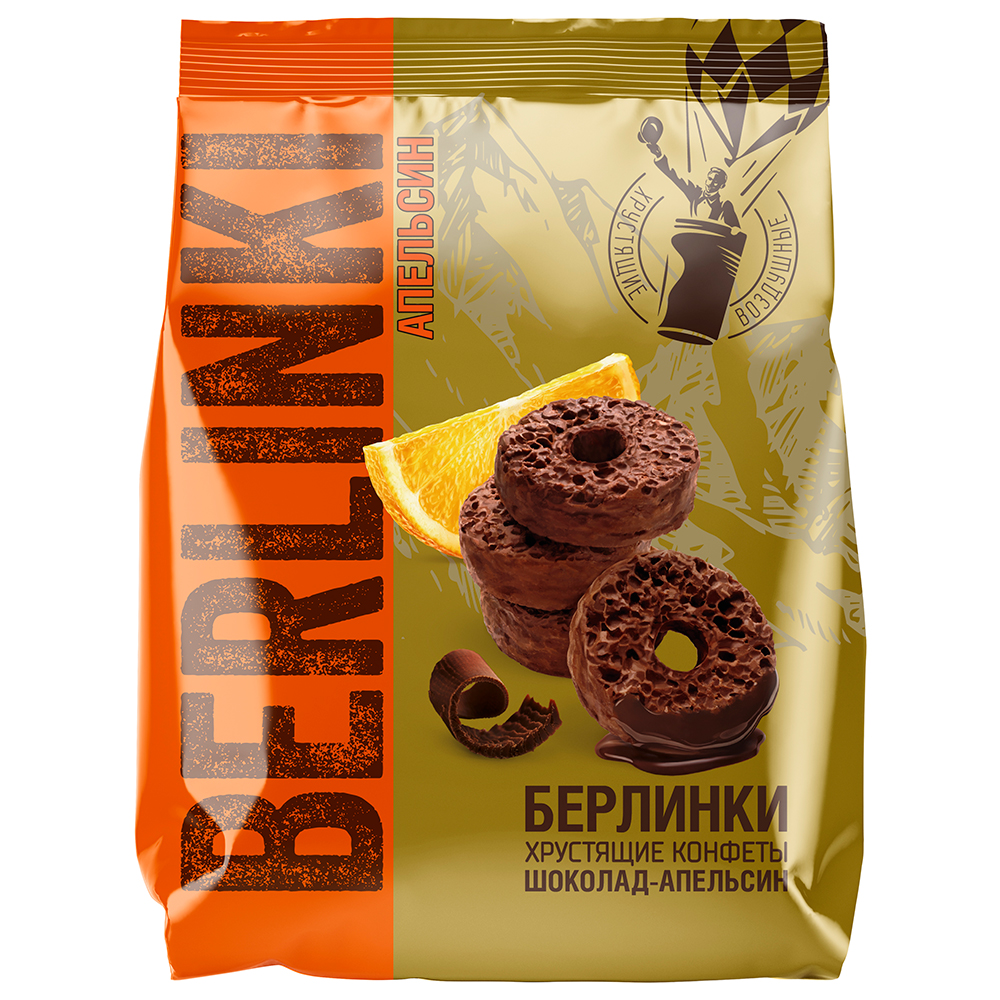 

Конфеты Русскарт Berlinki шоколад-апельсин 120г