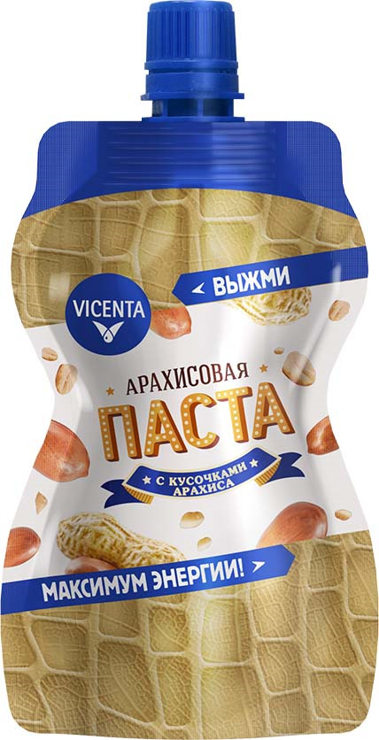 фото Арахисовая паста vicenta с кусочками арахиса 65г