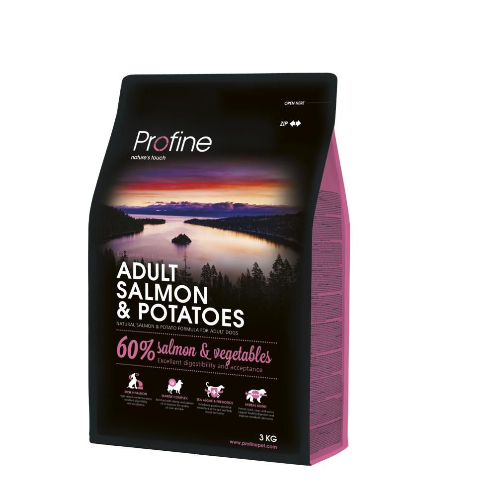 фото Сухой корм для собак profine adult, все породы, лосось и картофель, 3кг