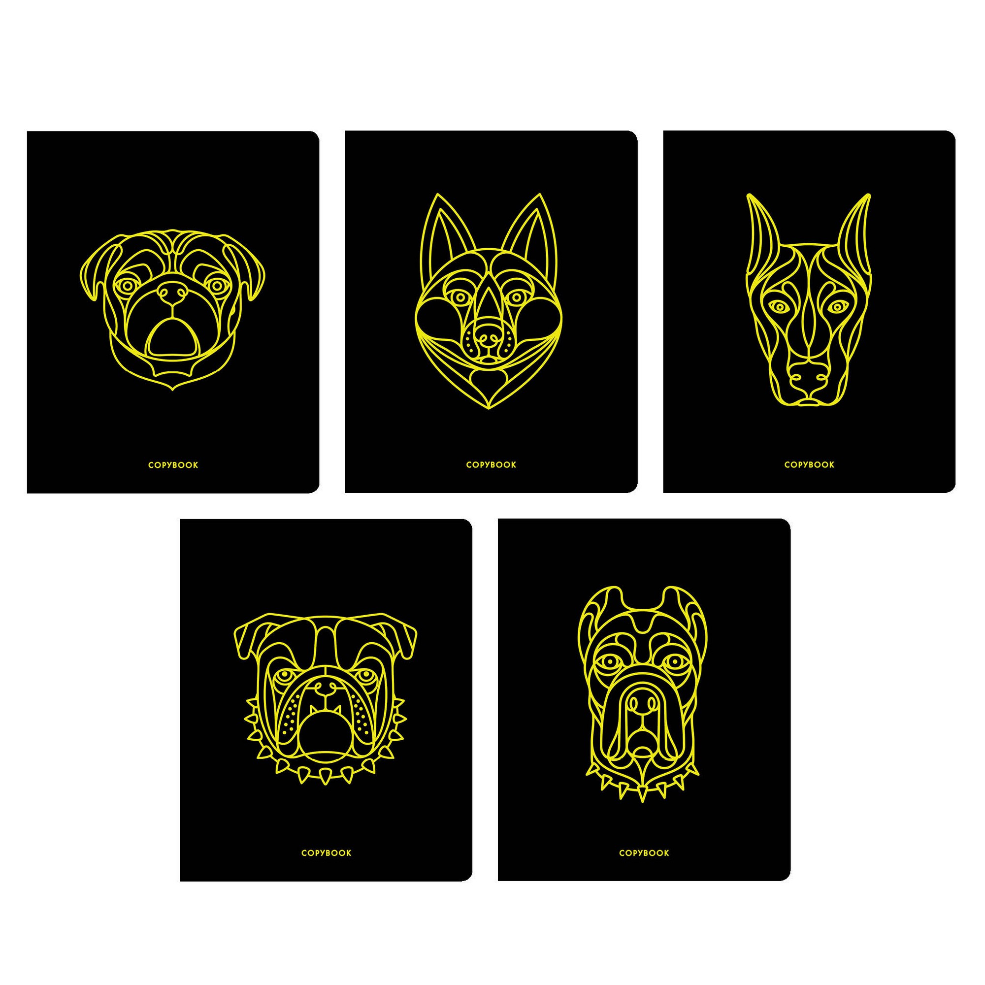 

Тетрадь общая в клетку Listoff TOTAL BLACK Oh my dog ТК487304, 48 л., 1 шт.