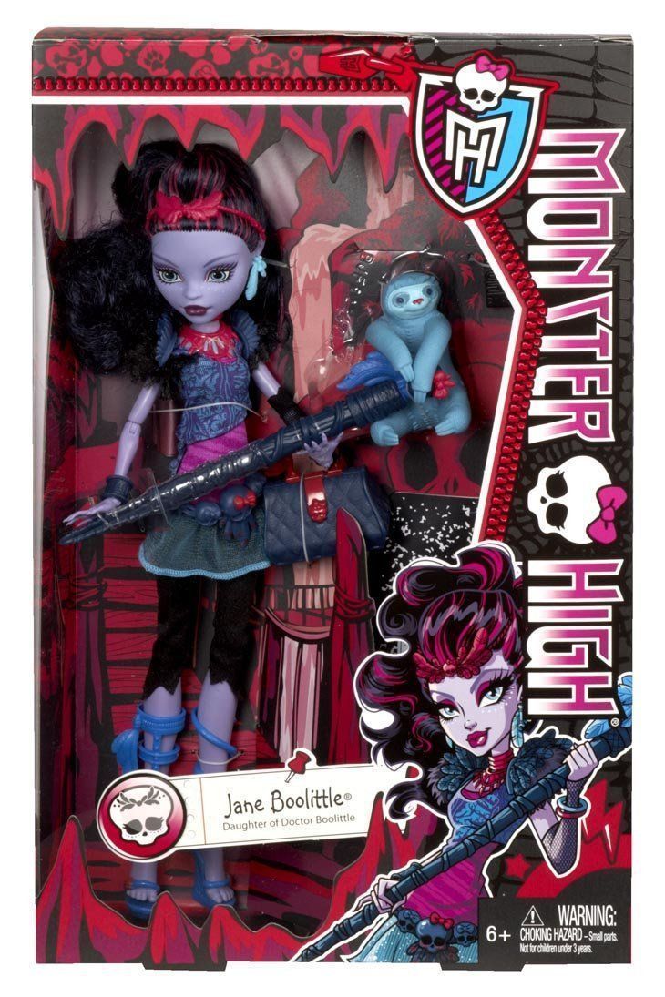 

Кукла Monster High Джейн Булитл с питомцем