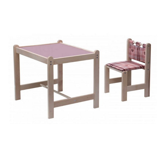 фото Набор игровой мебели гном малыш-2 стол+стул, столешница сиреневая + симпатия