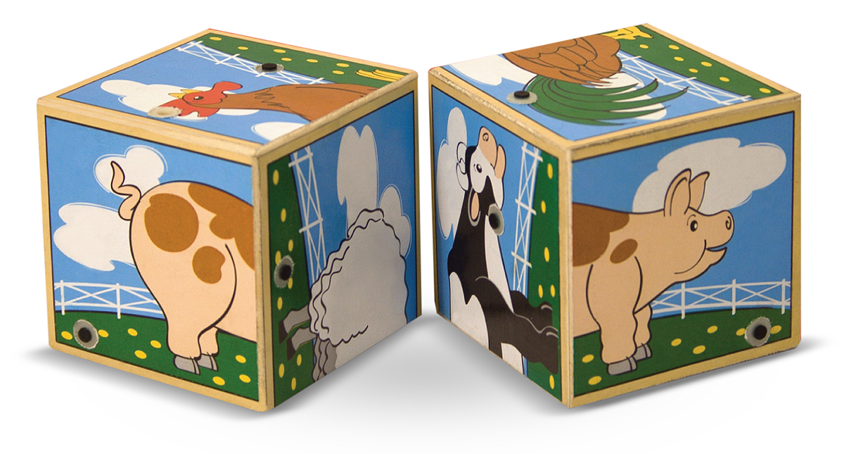 

Пазл со звуком Melissa & Doug Кубики Ферма