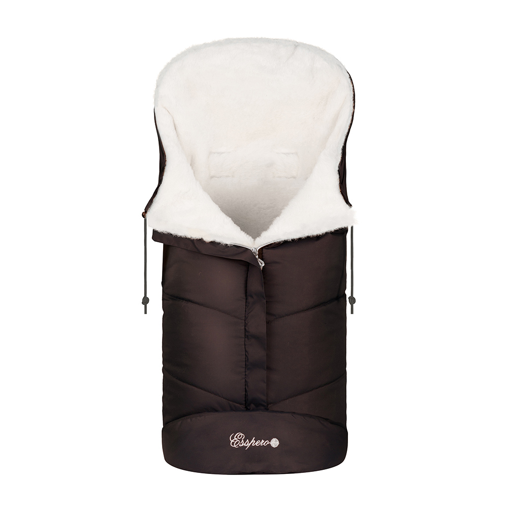 Конверт в коляску Esspero Sleeping Bag White Chocolat Натуральная шерсть