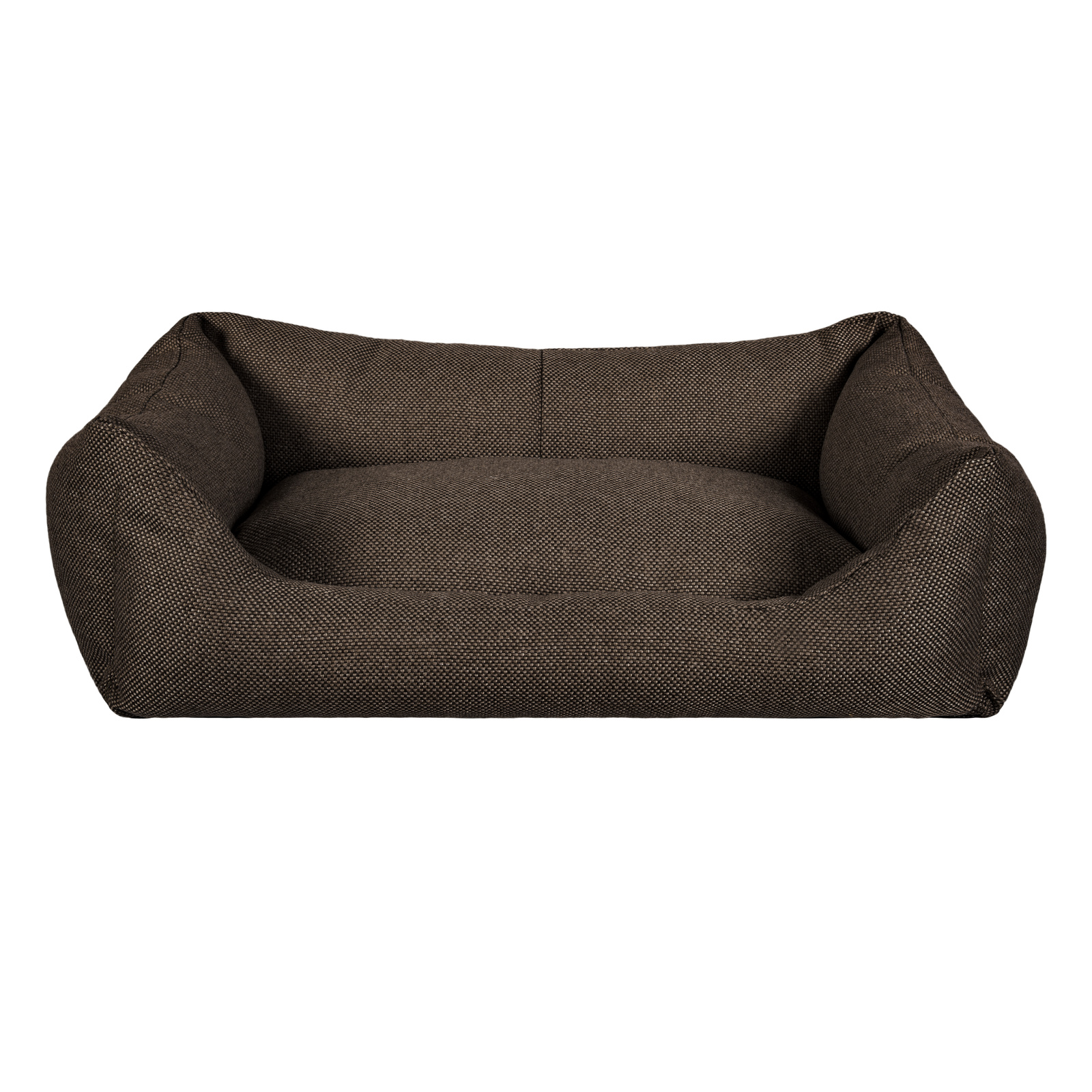 Лежанка для кошки, собаки Tappi текстиль, с подушкой, шоколад, 33x45x15см
