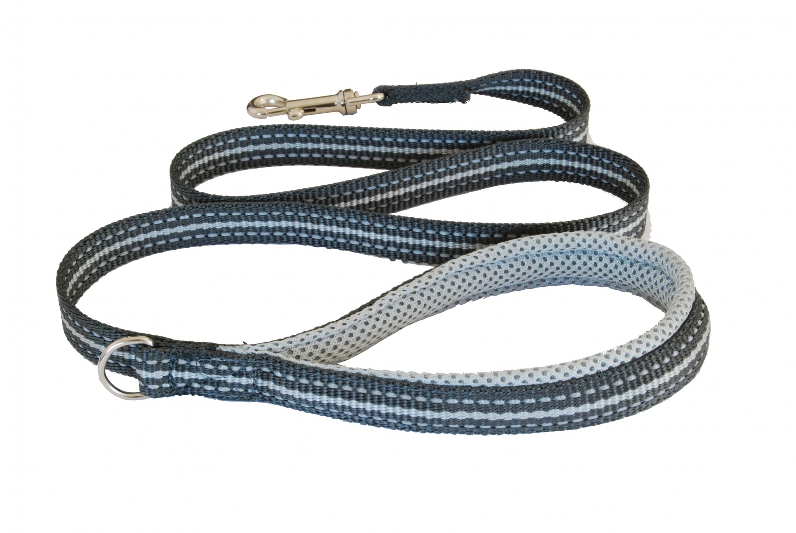 Поводок универсальный для собак Cortina, нейлон,  светло-серый , длина 1.2м х 20мм