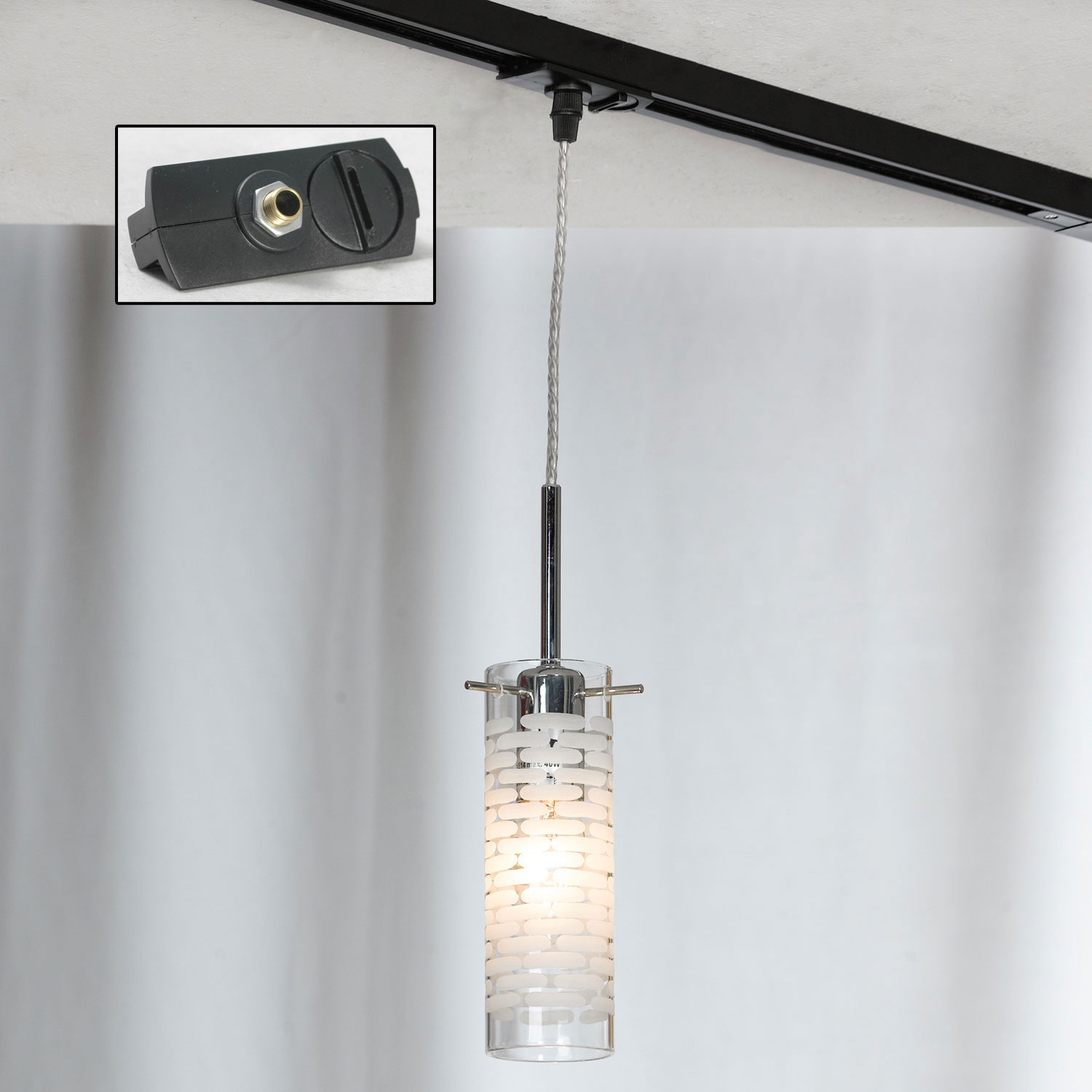 фото Трековый однофазный светильник lussole track lights lsp-9548-tab