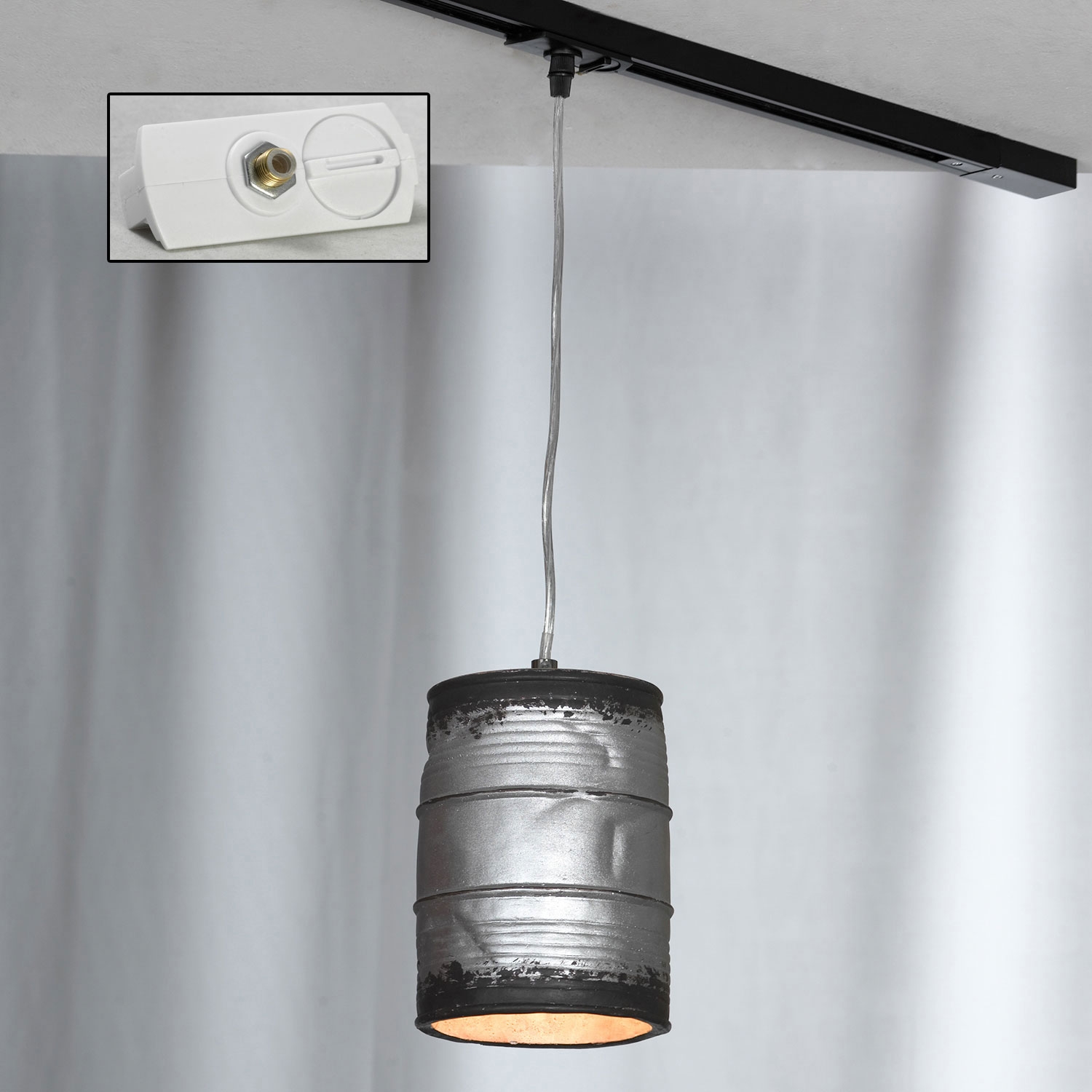 Трековый однофазный светильник Lussole Track Lights LSP-9526-TAW