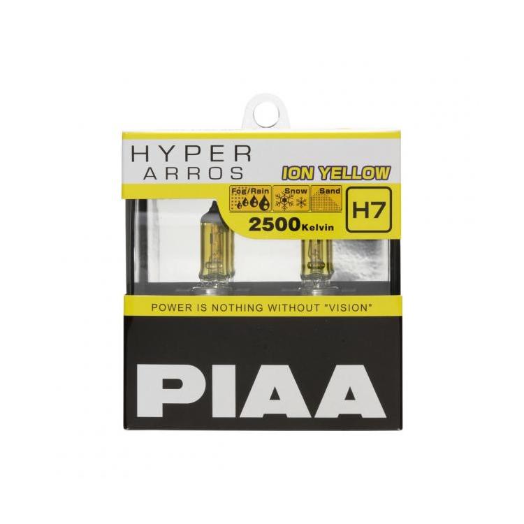 фото Лампа 12v h7 55w px26d 2500k бокс (2шт.) hyper arros ion yellow piaa he993yh7