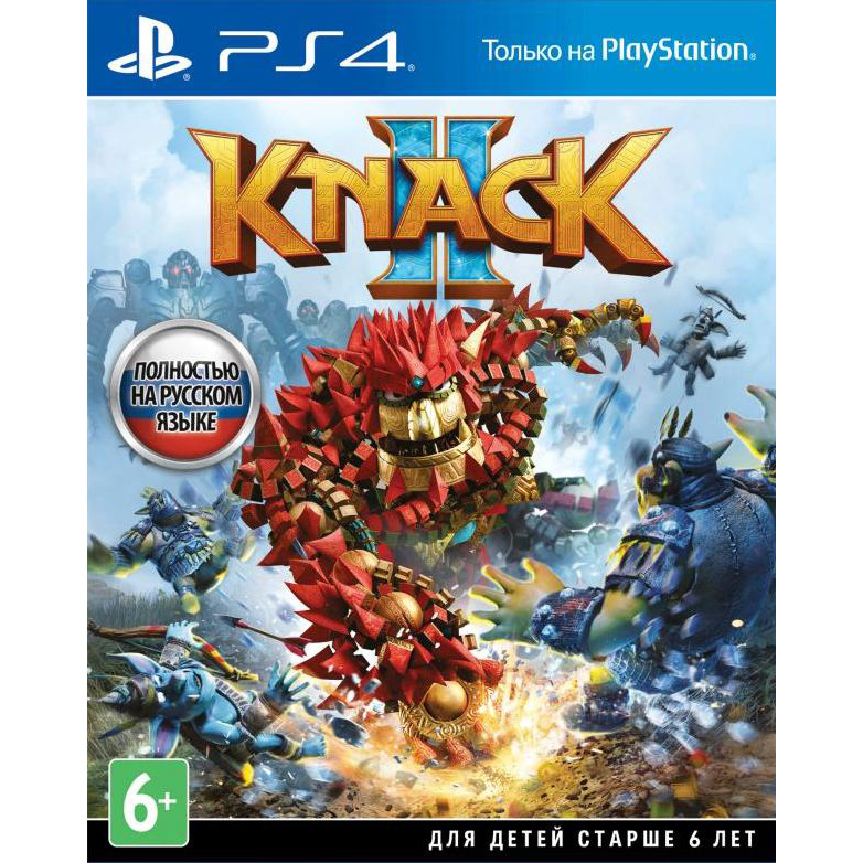 

Игра Knack 2 (Нет пленки на коробке) для PlayStation 4, Knack 2