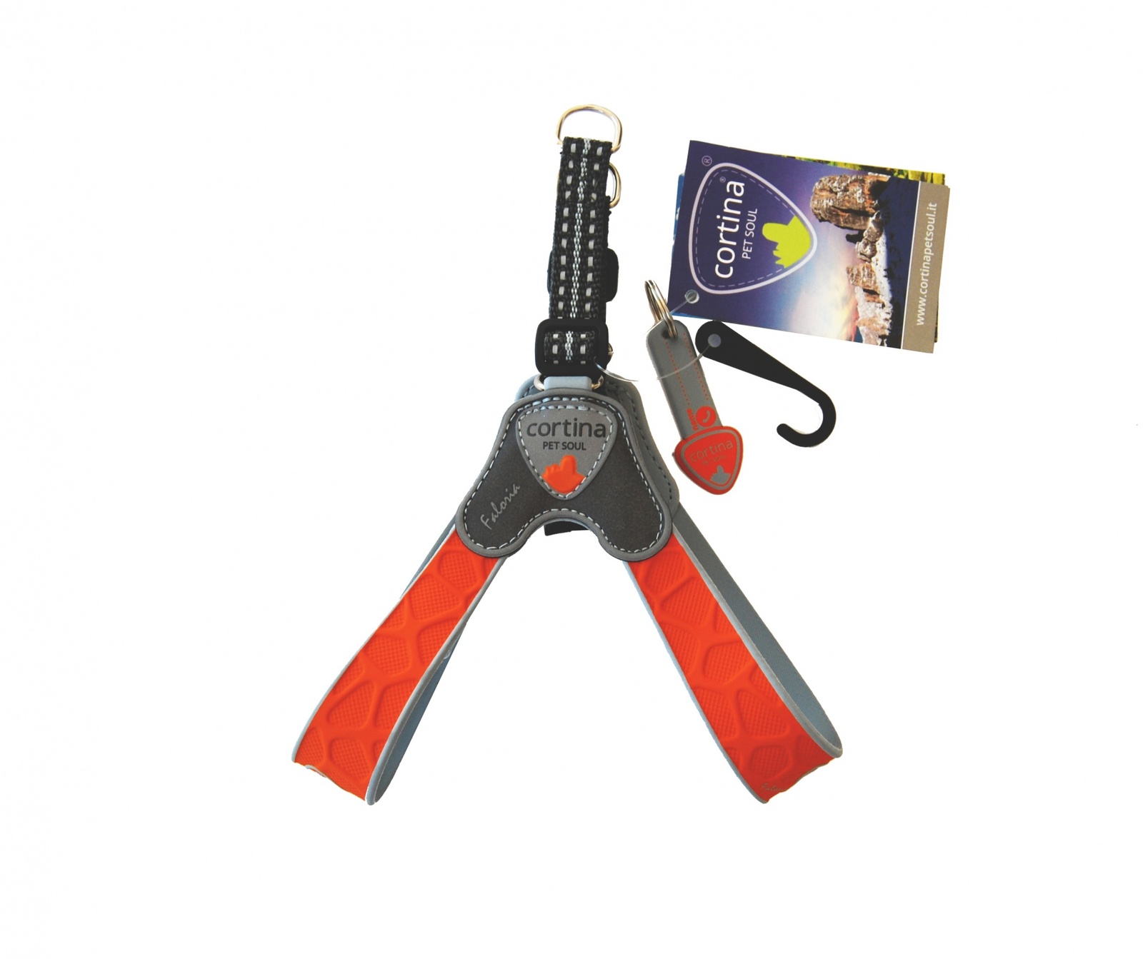 

Шлейка для собак Cortina FALORIA, суперпрочная, нейлон, XXXL, оранжевый 60-70 см, FALORIA