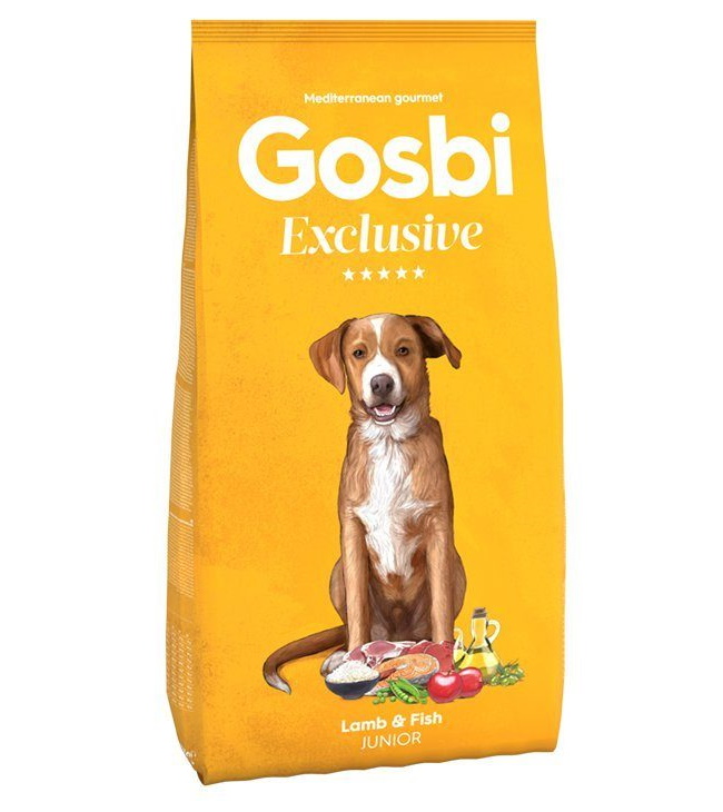 

Сухой корм для щенков Gosbi EXCLUSIVE, JUNIOR, рыба, ягненок, 3кг, EXCLUSIVE