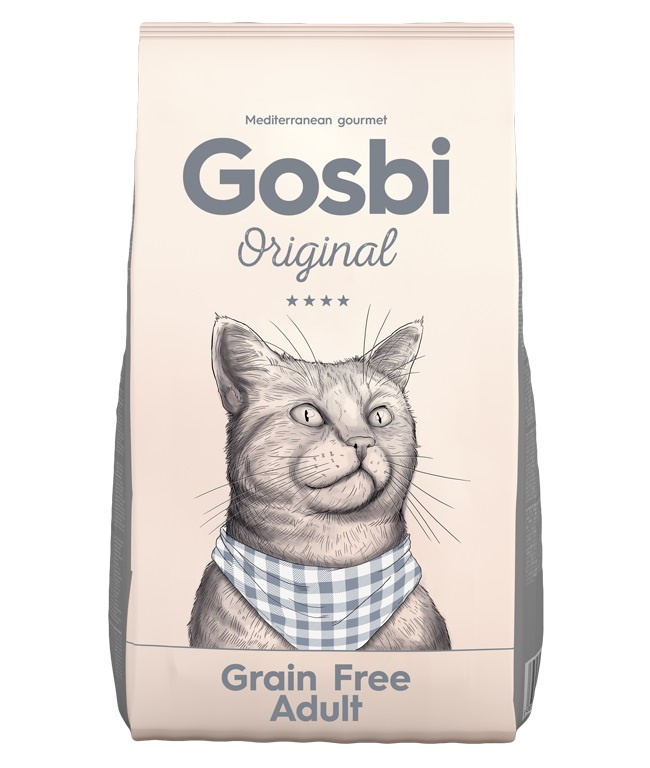 фото Сухой корм для кошек gosbi grain free, adult, курица, 1кг