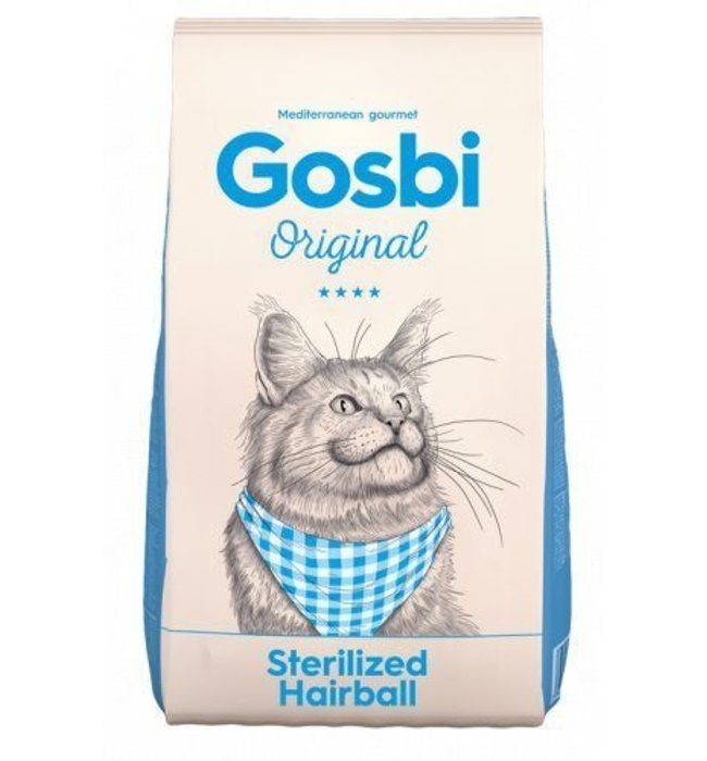 фото Сухой корм для кошек gosbi sterilized hairball, курица, 3кг