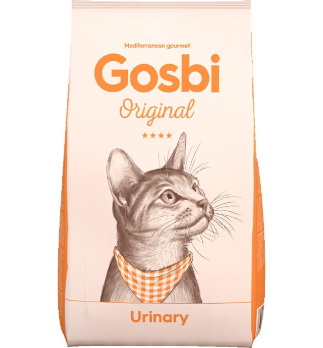 фото Сухой корм для кошек gosbi urinary, курица, 1кг