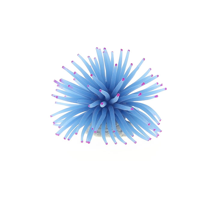 Искусственный коралл Fauna International, голубой, 4.5х4.5х4 см
