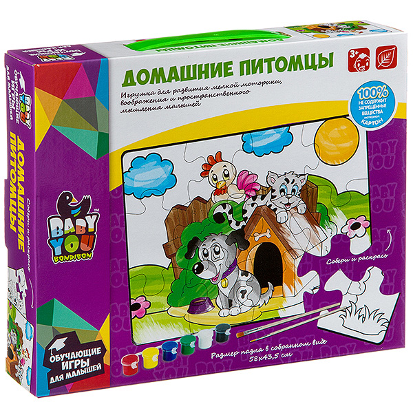 

Пазл Bondibon 12 деталей