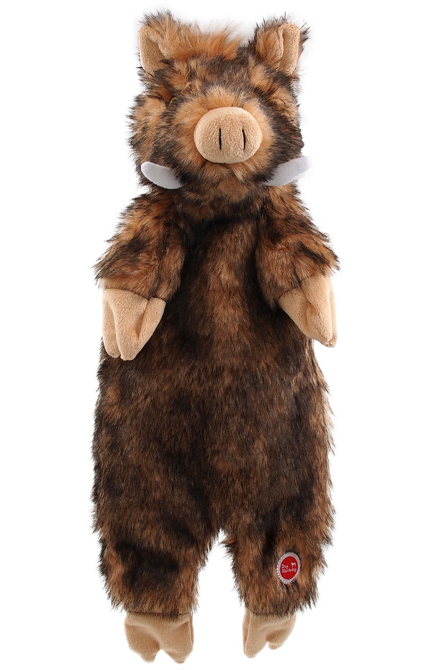 

Игрушка для собак кабан с пищалкой Dog Fantasy 34 см, кабан с пищалкой