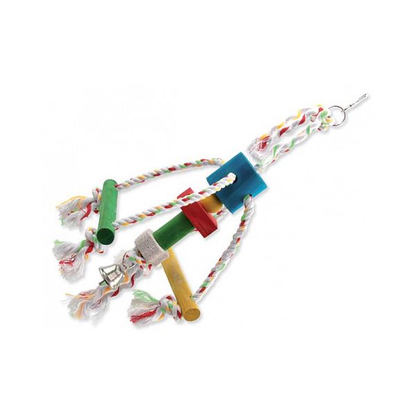 

Подвеска для птиц Bird Jewel, текстиль, металл, 15x29см