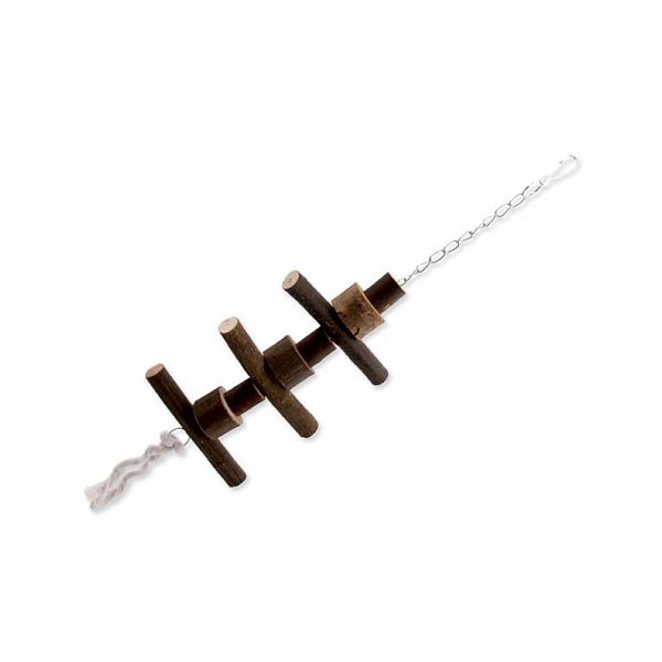 

Подвеска для попугаев Bird Jewel с перекладинами, коричневый, 48х10х48 см, Игрушка с перекладинами