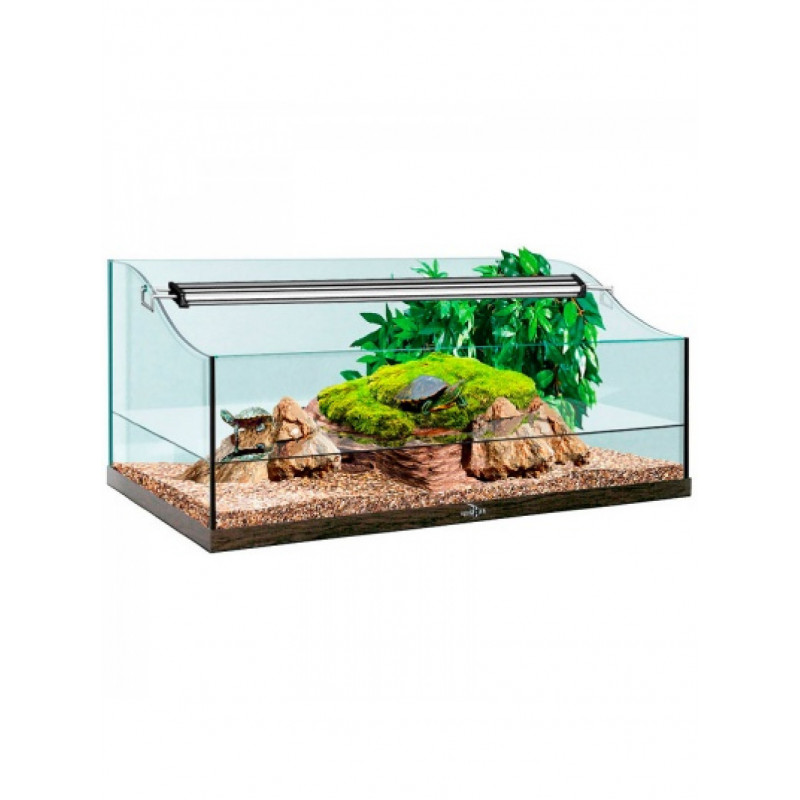 Террариум "Биодизайн TURT-HOUSE AQUA 70" для водных черепах, 64 л, 70x40x34 см