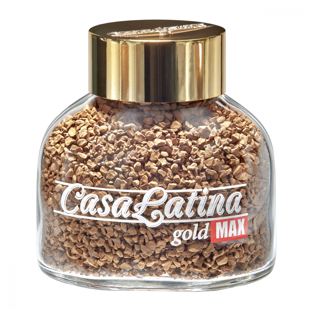 

Кофе растворимый Casa Latina Max Gold сублимированный смесь арабики и робусты 85 г