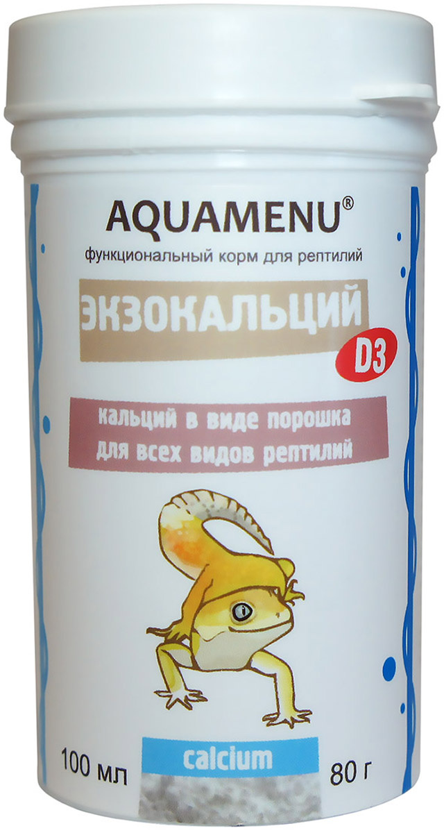 Экзокальций  D3 100 мл.( 80гр.) AQUAMENU