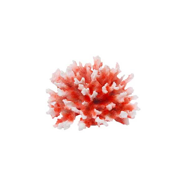 

Искусственный коралл Aqua Excellent, красный, белый, 12х6х11.5 см