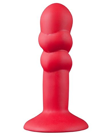 фото Анальная пробка nmc shove up 5inch silicone butt plug 12,7 см красная