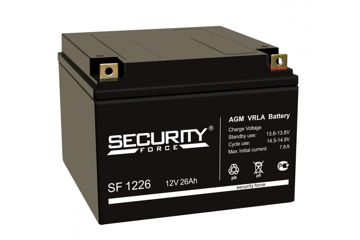 фото Аккумулятор security force sf 1226
