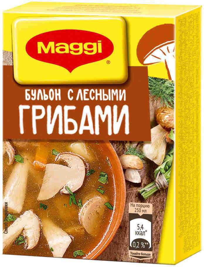 Бульон Maggi с лесными грибами в кубиках 72г