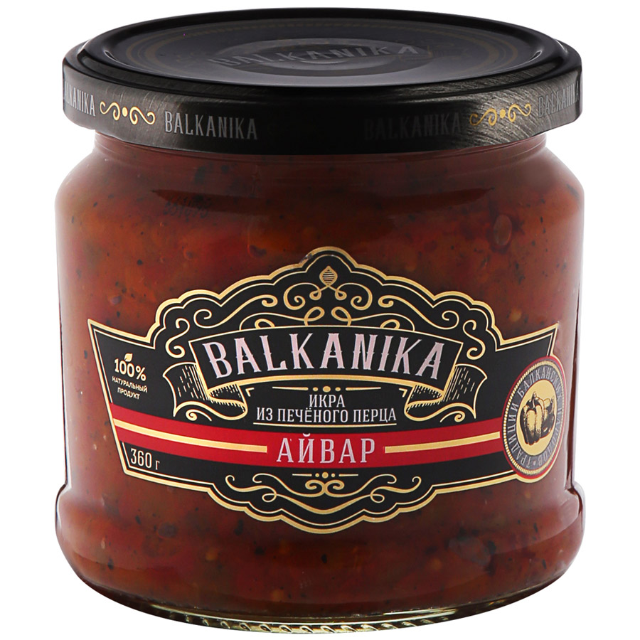 

Икра Balkanika Айвар из печеных перцев 360г