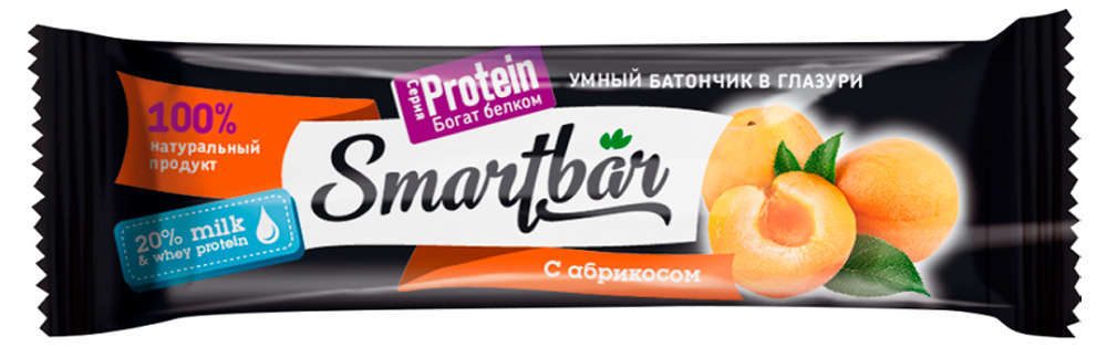 Батончик Smartbar Protein с абрикосом 40г