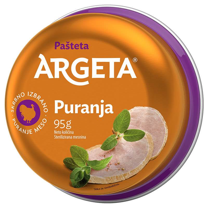 фото Паштет argeta из индейки 95г